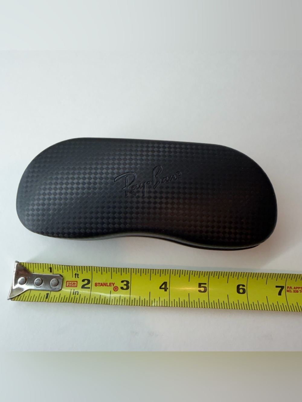 Ray-Ban Black Hard Clamshell Case Felt Lining for Glasses/Sunglasses